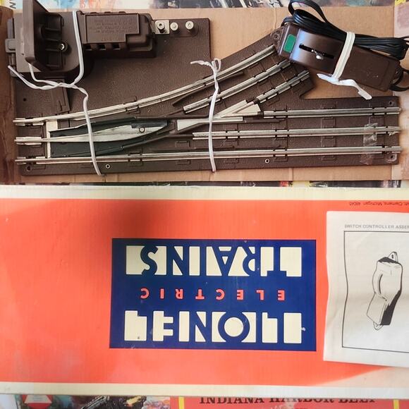 Lionel Electric Trains Remote Switch Set 0-42, 027. 6-65167 Left Hand - Picture 4 of 4